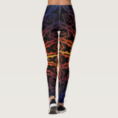 Kijkglas Mandala 2 ( Regenboog ) Leggings (Achterkant)