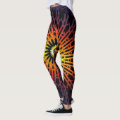 Kijkglas Mandala 2 ( Regenboog ) Leggings (Links)