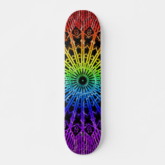 Kijkglas Mandala ( Regenboog 2 ) Persoonlijk Skateboard