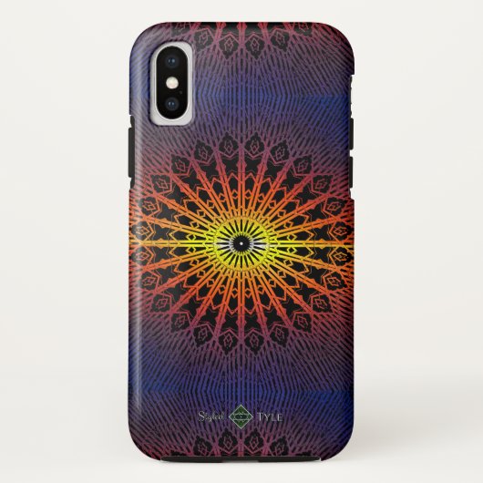 Kijkglas Mandala ( Regenboog ) Case-Mate iPhone Case (Achterkant)