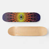 Kijkglas Mandala ( Regenboog ) Persoonlijk Skateboard (Horizontaal)