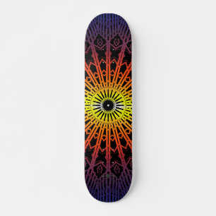 Kijkglas Mandala ( Regenboog ) Persoonlijk Skateboard