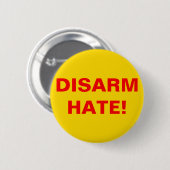 KIJKHAAT! Pro Pistool bestrijding schoolgeweld Ronde Button 5,7 Cm (Voorkant /achterkant)