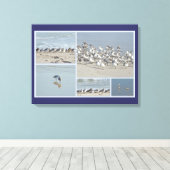 Kijkjes naar de kust canvas afdruk (Insitu (Houten vloer))