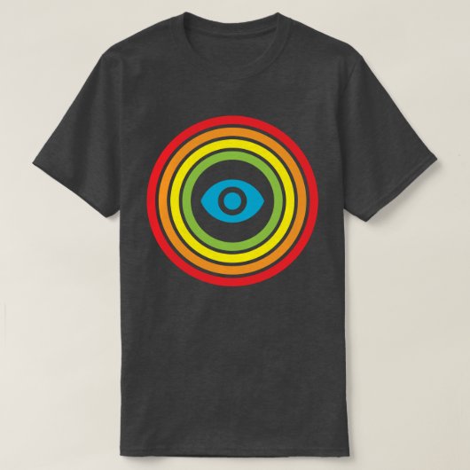 kijkoog voor regenboog t-shirt (Design voorkant)
