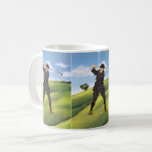  kijkperiode Golfer Grote Mok (Voorkant links)