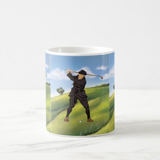  kijkperiode Golfer Grote Mok (Center)