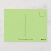 KIJKRABBIT EN BLUEBIRD IN SECRET GARDEN BRIEFKAART (Achterkant)