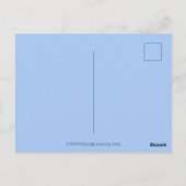 KIJKRABBIT EN BLUEBIRD IN SECRET GARDEN BRIEFKAART (Achterkant)