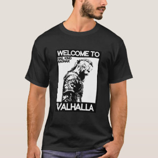 KIJKRAGNAR LOTHBROK - WELKOM TO VALHALLA - VIKIN T-SHIRT