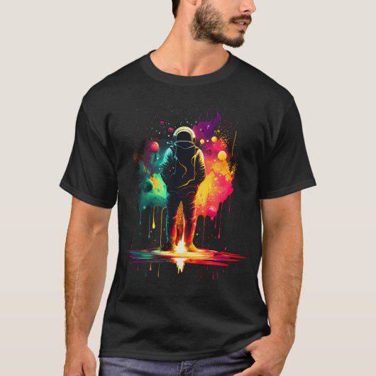 kijkruimte voor astronauten t-shirt (Voorkant)