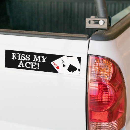 KIJKT MIJN ACE! Bumpersticker (Op Truck)