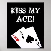 KIJKT MIJN ACE! Poster Poker (Voorkant)