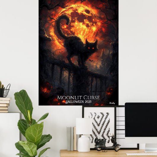 Kijkwijzer van de heksen Halloween Poster (Thuiskantoor)