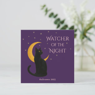 Kijkwijzer van de nacht - Halloween Black Cat Kaar