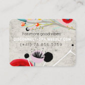 Kika en Coco goede Vibes Visitekaartje (Achterkant)