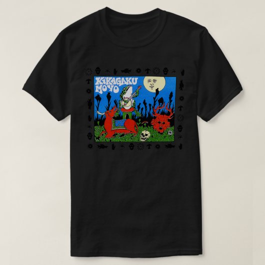 Kikagaku Moyo Merch Frog amp Moon Shirt (Design voorkant)