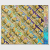 KIKENS, SNOWDROPS EN EENVOUDIGERE EGG MET BLAUW CADEAUPAPIER (Vlak)