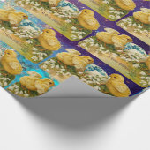 KIKENS, SNOWDROPS EN EENVOUDIGERE EGG MET BLAUW CADEAUPAPIER (Hoek)