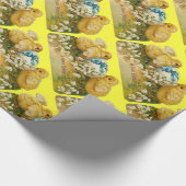 KIKENS, SNOWDROPS EN EENVOUDIGERE EGG MET BLAUW CADEAUPAPIER (Hoek)