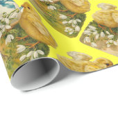 KIKENS, SNOWDROPS EN EENVOUDIGERE EGG MET BLAUW CADEAUPAPIER (Rol Hoek)