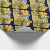 KIKENS, SNOWDROPS EN EENVOUDIGERE EGG MET BLAUW CADEAUPAPIER (Hoek)