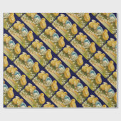 KIKENS, SNOWDROPS EN EENVOUDIGERE EGG MET BLAUW CADEAUPAPIER (Vlak)