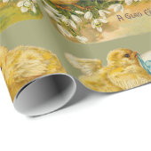 KIKENS, SNOWDROPS EN EENVOUDIGERE EGG MET BLAUW CADEAUPAPIER (Rol Hoek)