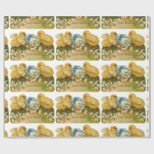 KIKENS, SNOWDROPS EN EENVOUDIGERE EGG MET BLAUW CADEAUPAPIER (Vlak)