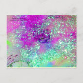 KIKENS, SNOWDROPS EN EENVOUDIGERE EGG MET BLAUW FEESTDAGENKAART (Achterkant)