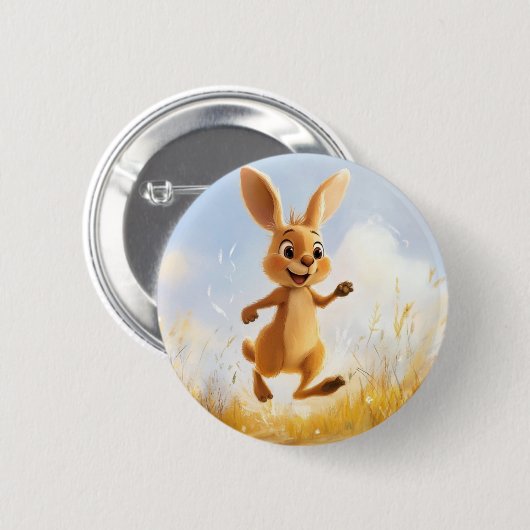 Kiki de Button van het konijn (Voorkant /achterkant)