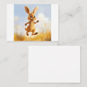 Kiki de Konijn Notitiekaartje (Voorkant / Achterkant)