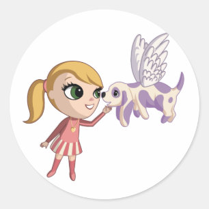 Kiki en Sugarplum Ronde Sticker