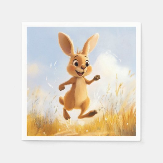 Kiki het konijn servet (Voorkant)