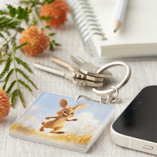 Kiki het konijn sleutelhanger (Voorkant Rechts)