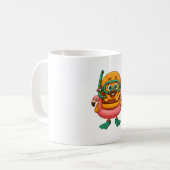 KikiBurger – Flamingo Snorkel Editie Koffiemok (Voorkant links)