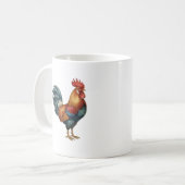 Kikiriki Rooster coffee mug Koffiemok (Voorkant links)
