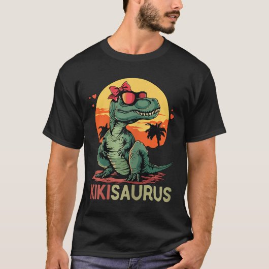 Kikisaurus Dino Dinosaur Kiki-saurus T-rex Mother' T-shirt (Voorkant)
