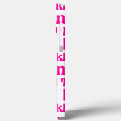 Kikkegelroze Case-Mate iPhone Case (Achterkant / Links)