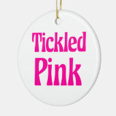 Kikkegelroze Keramisch Ornament (Links)