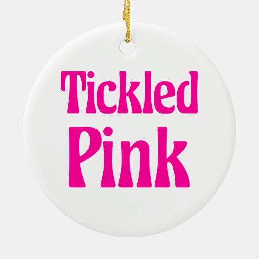 Kikkegelroze Keramisch Ornament (Achterkant)