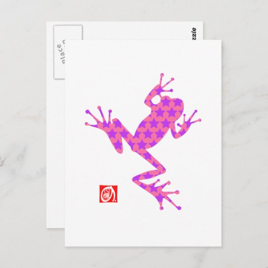 kikker14-3 briefkaart (Voorkant / Achterkant)