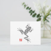 kikker16-3 briefkaart (Staand voorkant)