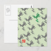 kikker1 briefkaart (Voorkant / Achterkant)