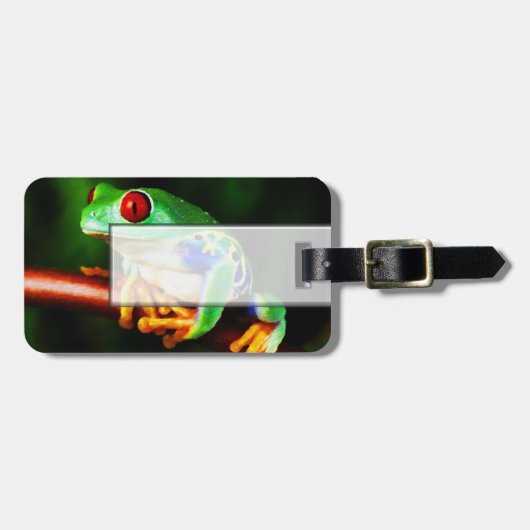Kikker 1 Bagage Label Opties (Voorkant horizontaal)