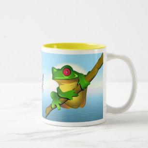 Kikker 1 tweekleurige koffiemok