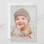 Kikker 1e verjaardag van tropische wilde dieren kaart (Achterkant)