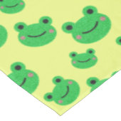 Kikker 1e verjaardagsfeest thema tafelkleed (Gekanteld)