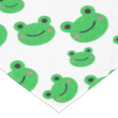 Kikker 1e verjaardagsfeest thema tafelkleed (Gekanteld)