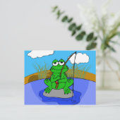 kikker-29 briefkaart (Staand voorkant)